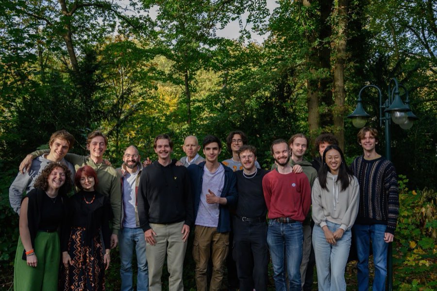 EAN organisers together in a forest